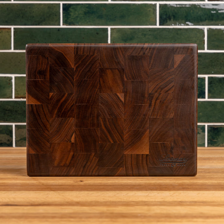 Walnut End Grain Rectangle Butcher Block