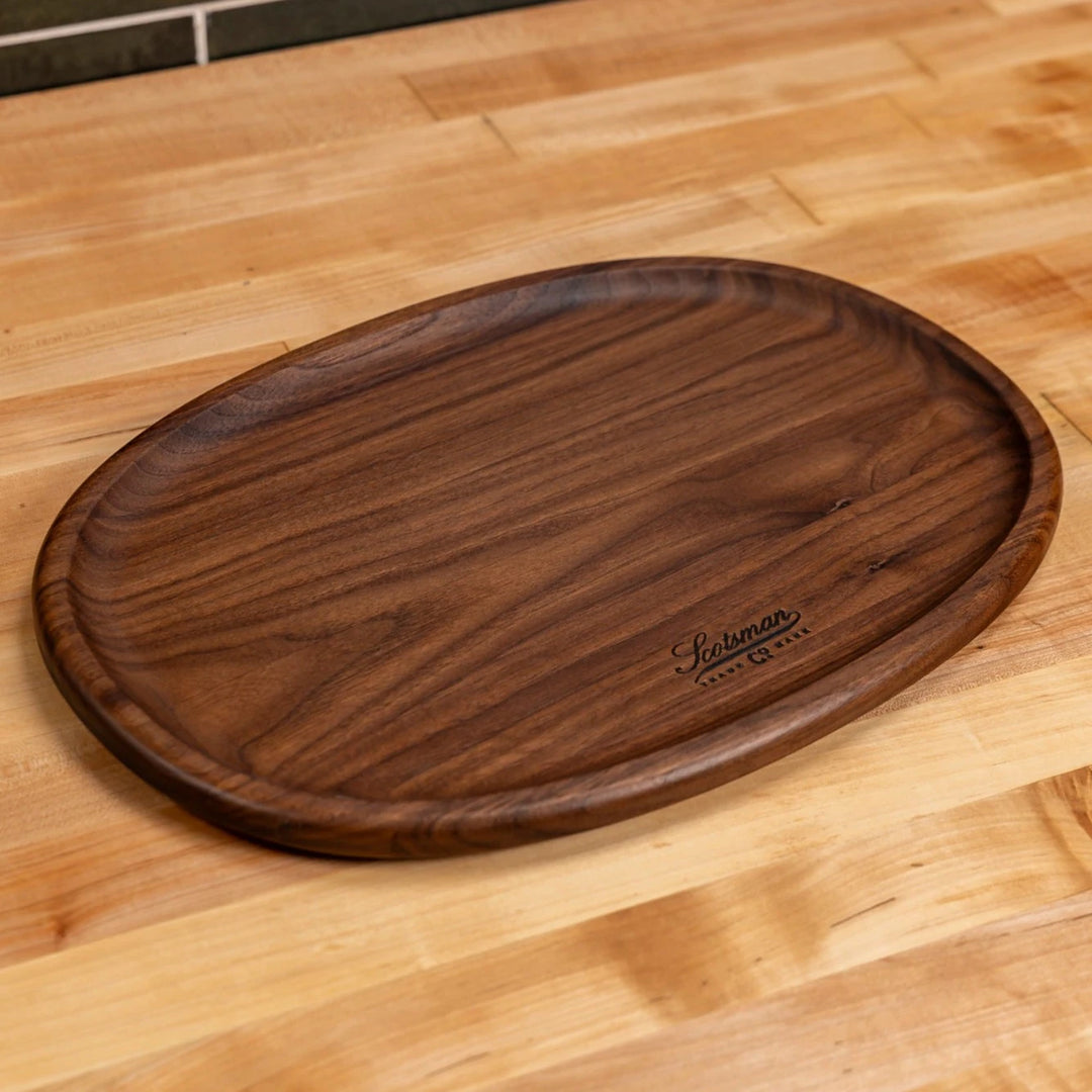 Walnut Oval Carving Board