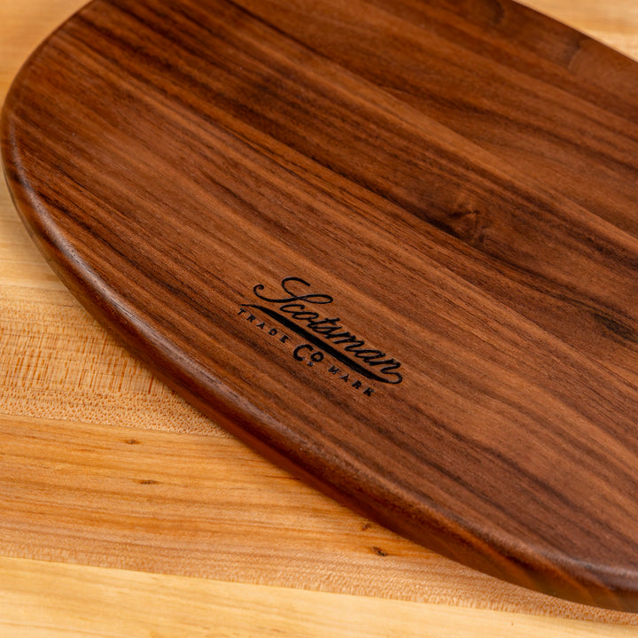 Walnut Oval Serving Board