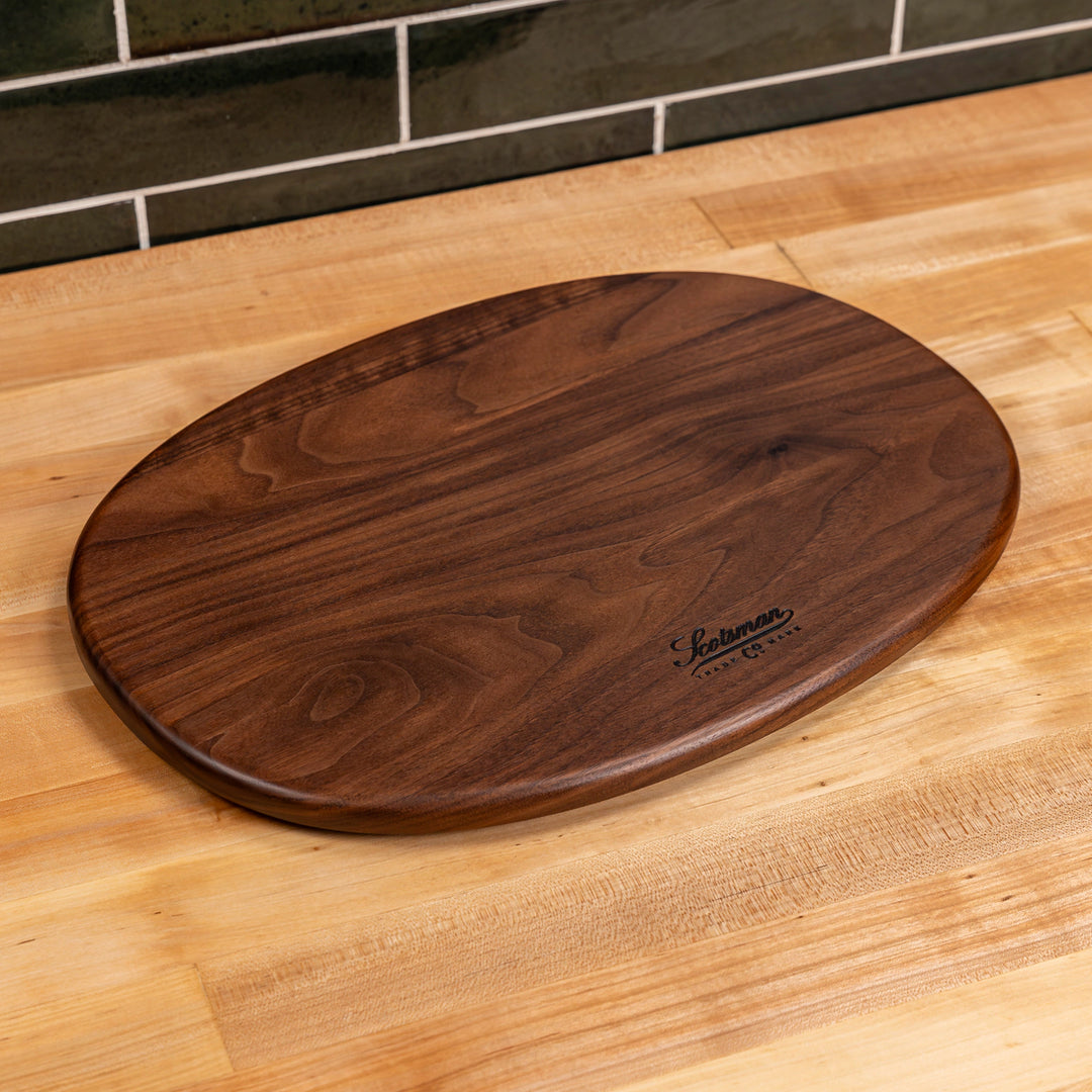 Walnut Oval Serving Board