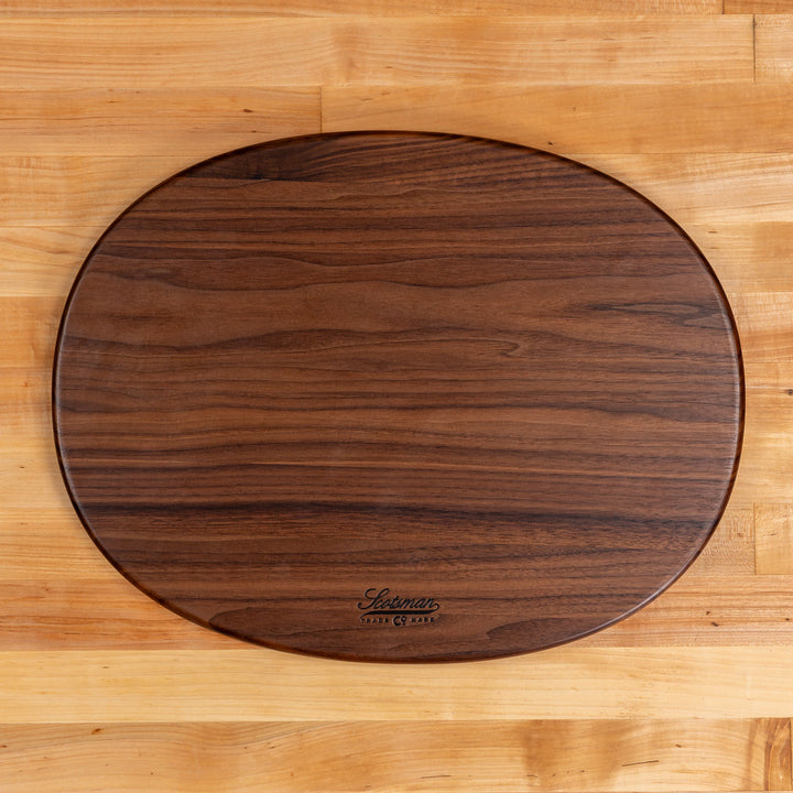 Walnut Oval Serving Board