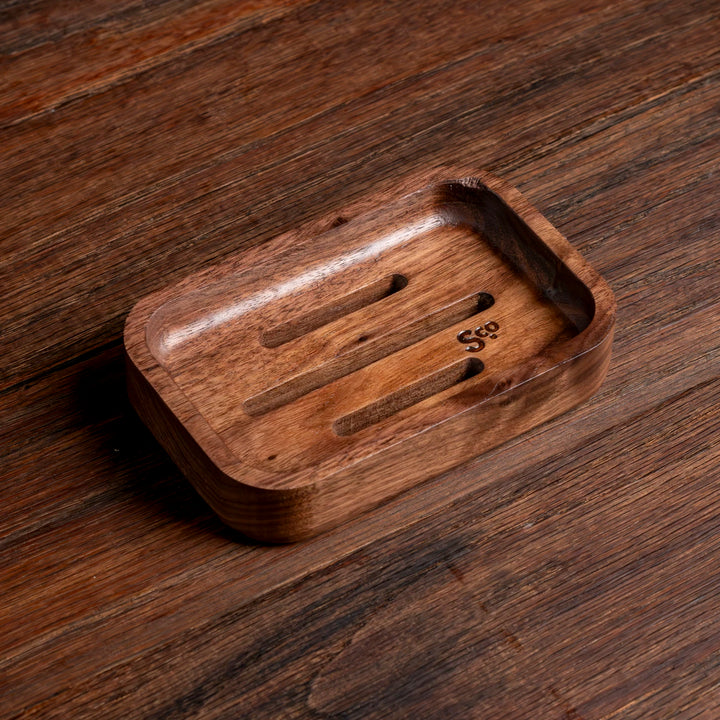 Walnut Soap Dish