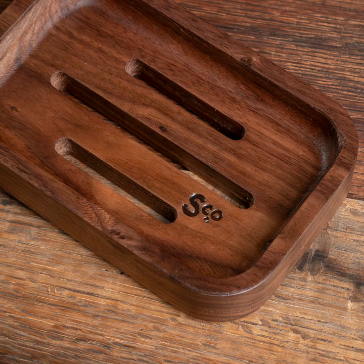 Walnut Soap Dish