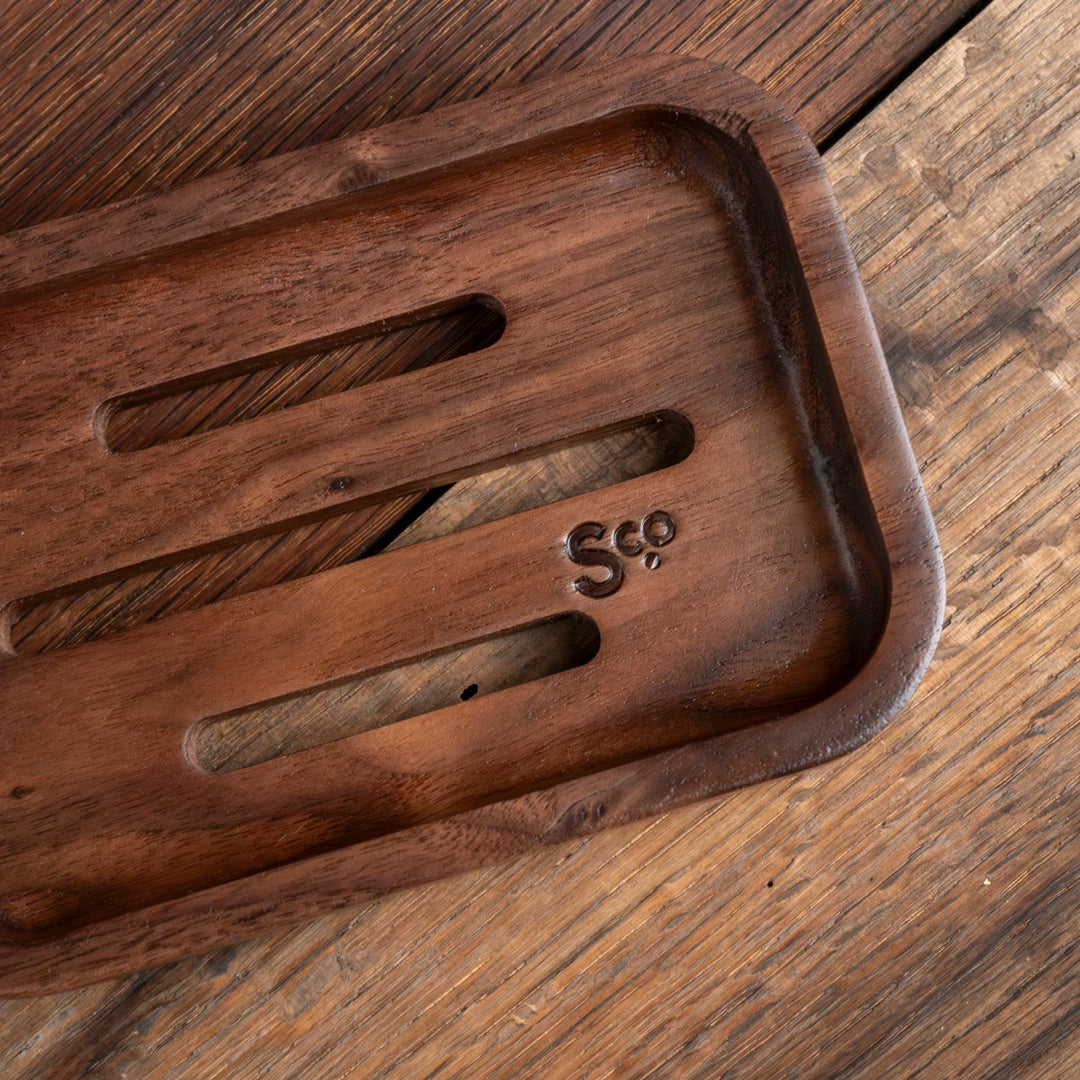 Walnut Soap Dish