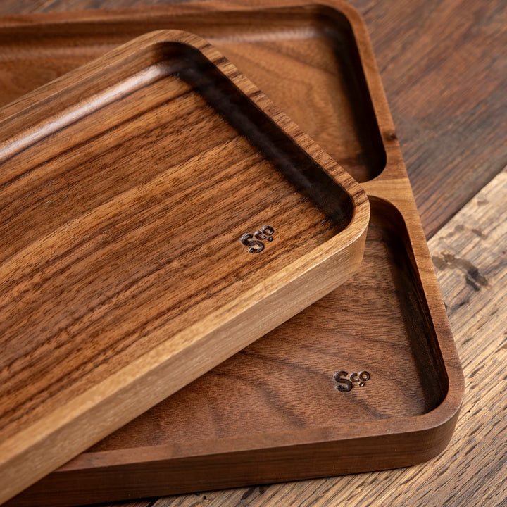 Walnut Wooden Valet