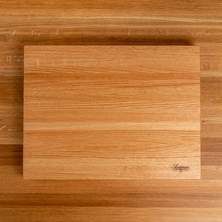 Large White Oak Eased Edge Butcher Block