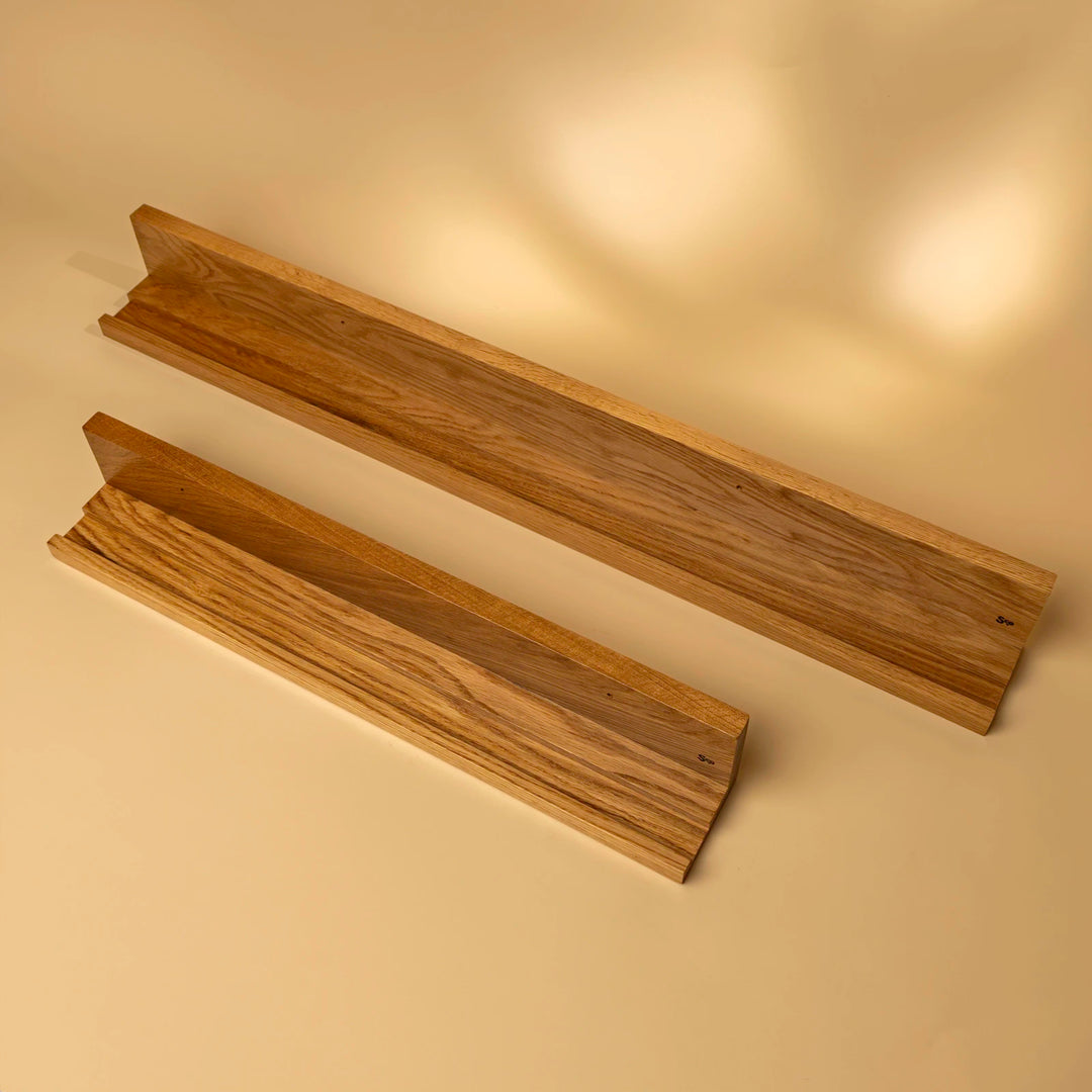 White Oak Floating Shelf