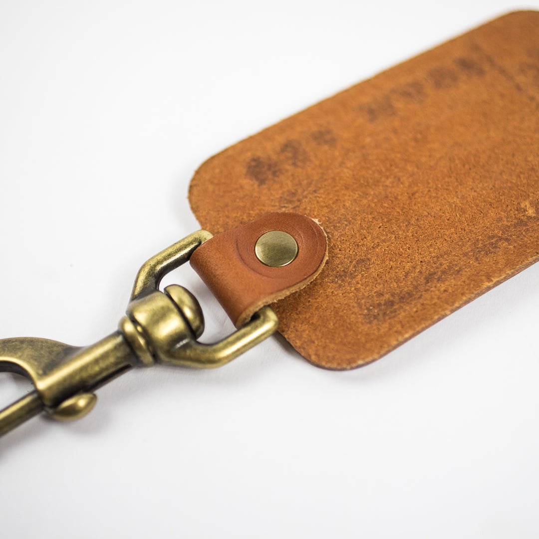 Scotsman Leather Luggage Tag