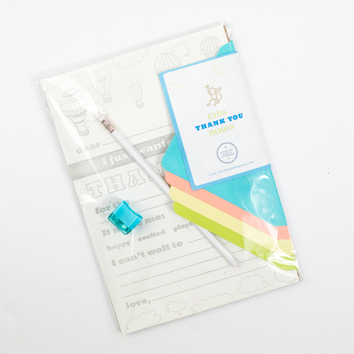 Kid Thank You Notes Writing Kit