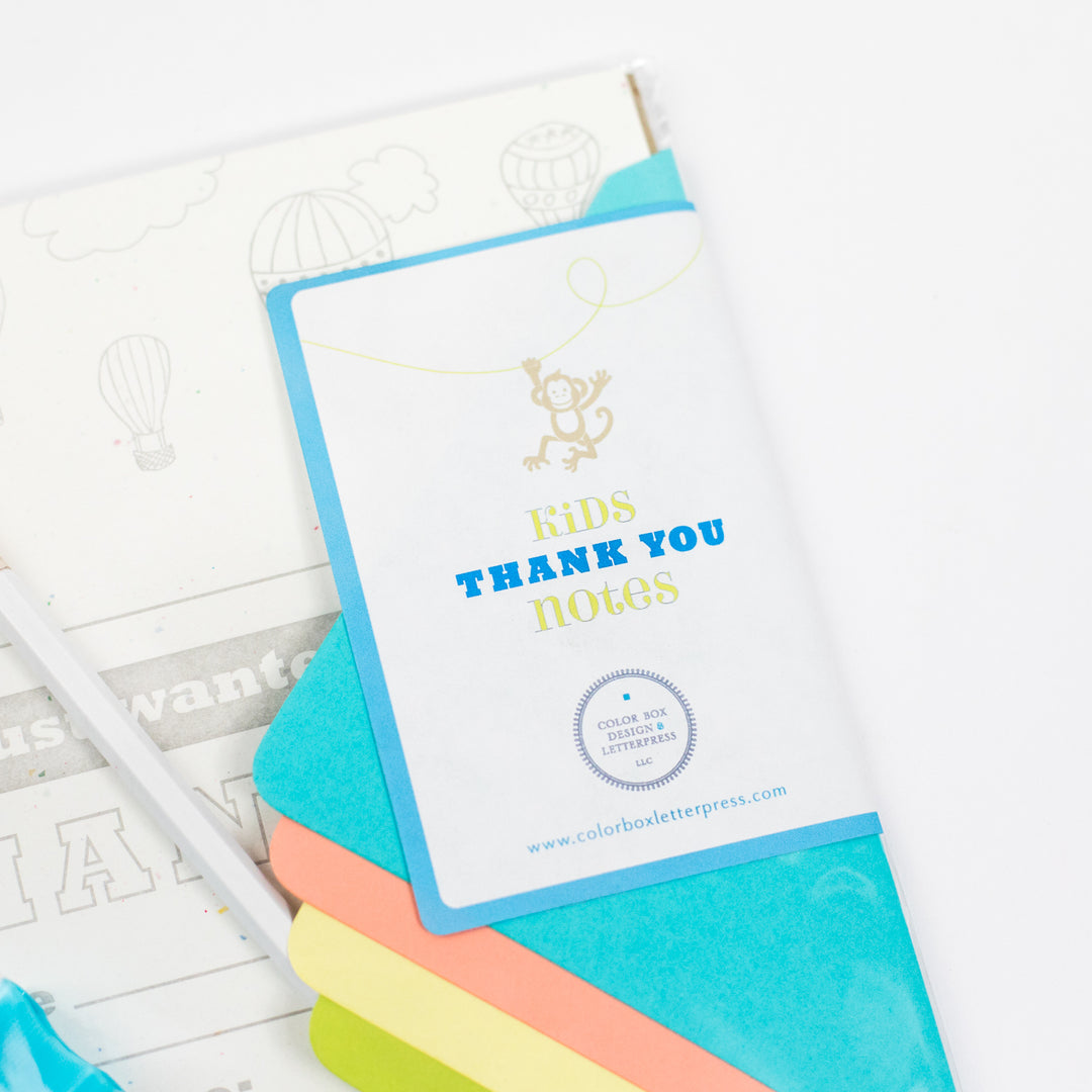 Kid Thank You Notes Writing Kit