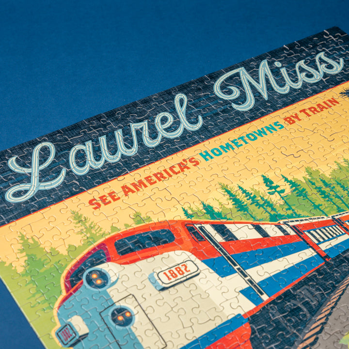 Laurel Train Mural Puzzle