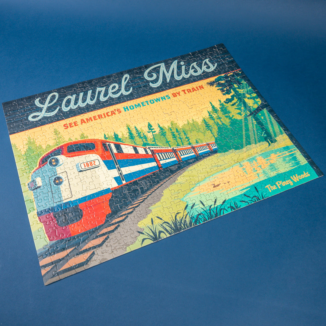 Laurel Train Mural Puzzle