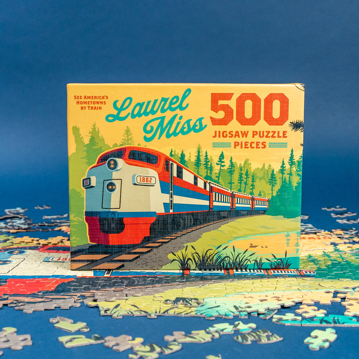 Laurel Train Mural Puzzle