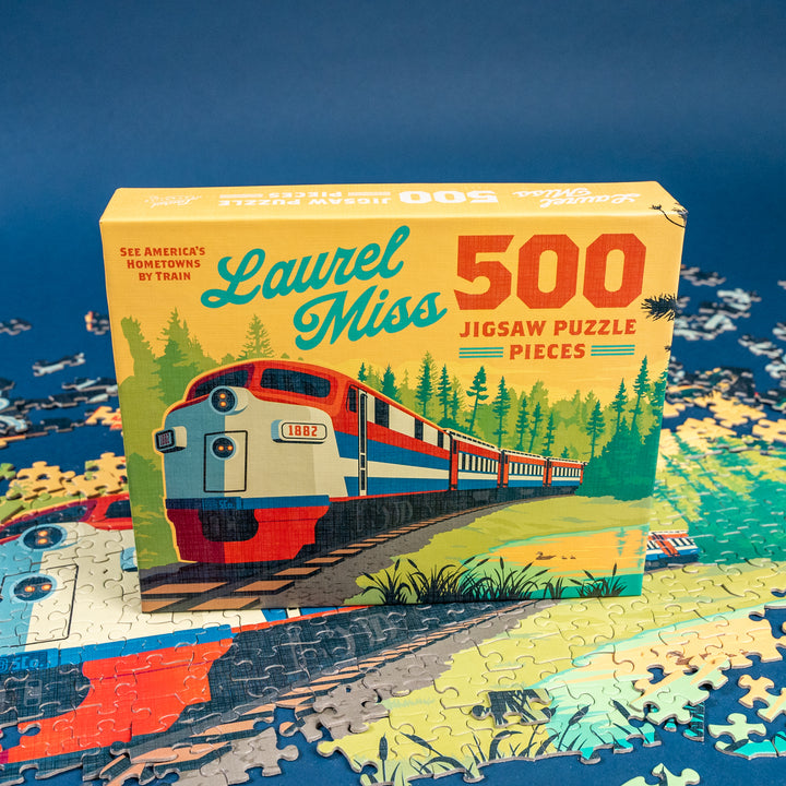 Laurel Train Mural Puzzle