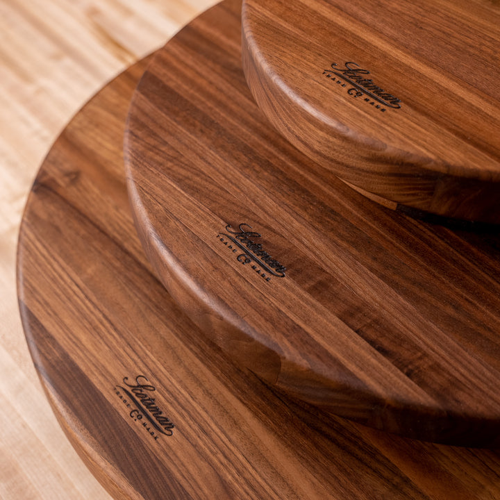 Scotsman Co. Walnut Lazy Susan