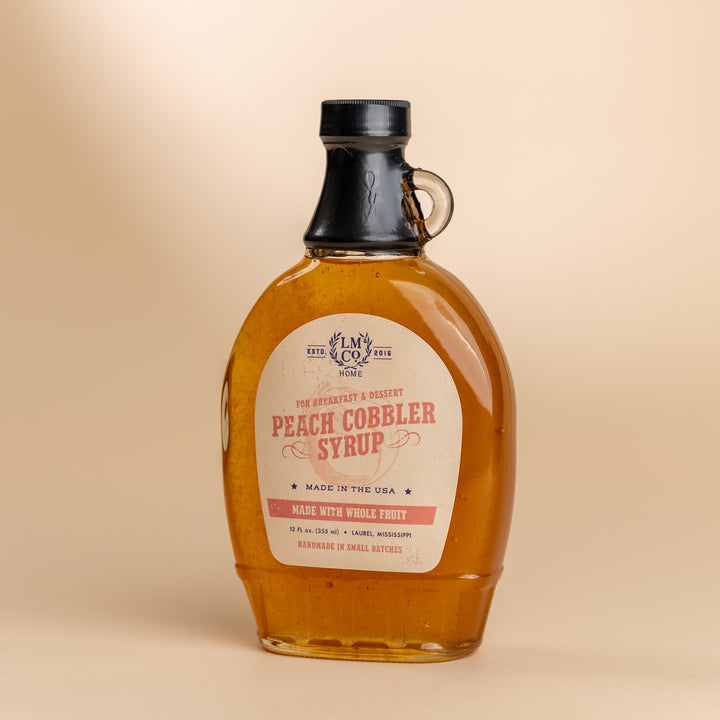 LMCo. Peach Cobbler Syrup