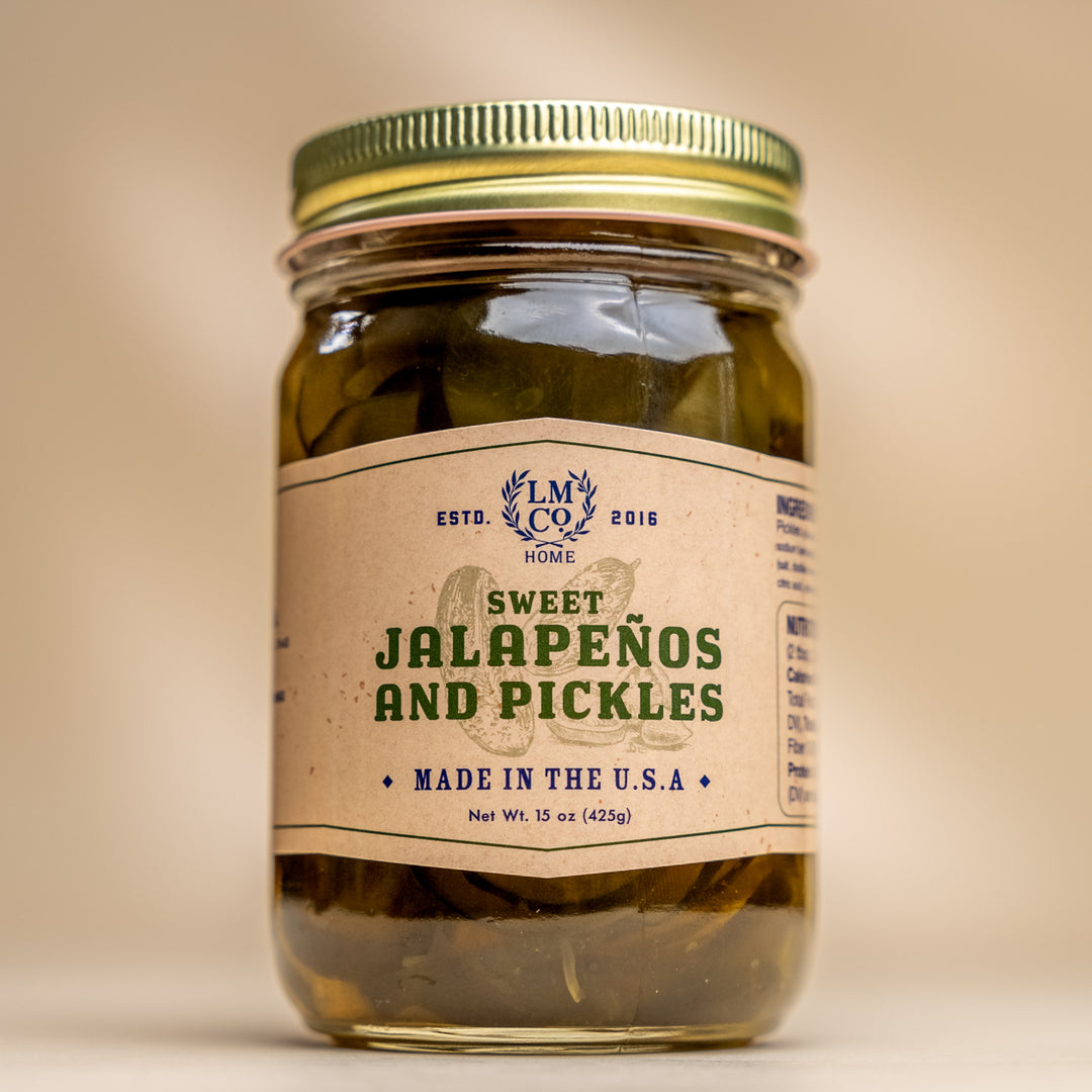 LMCo. Sweet Jalapeño Pickles