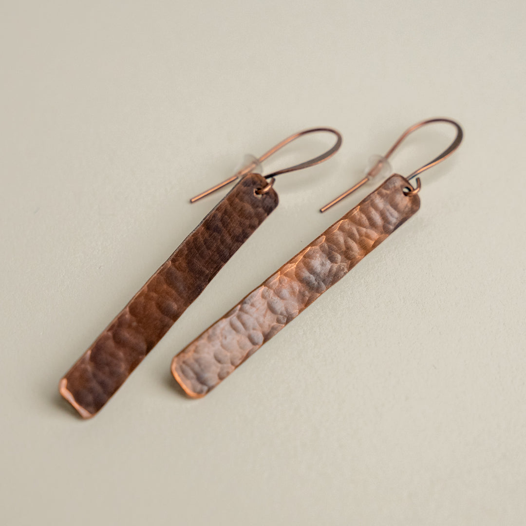 Novi Rectangle Bar Earrings