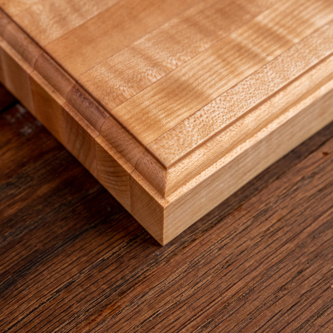 Curly Maple Classic Butcher Block