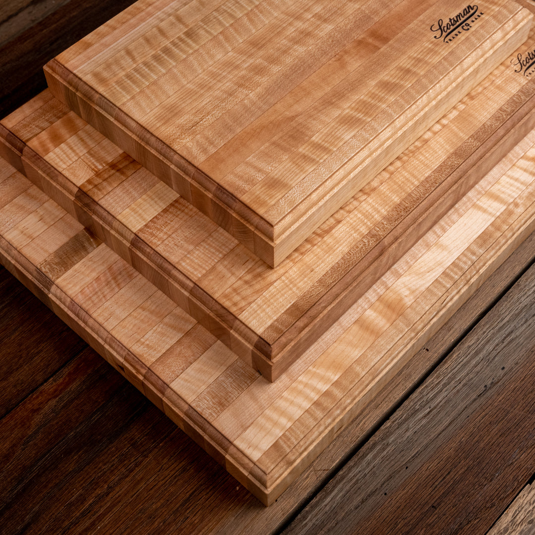 Curly Maple Classic Butcher Block