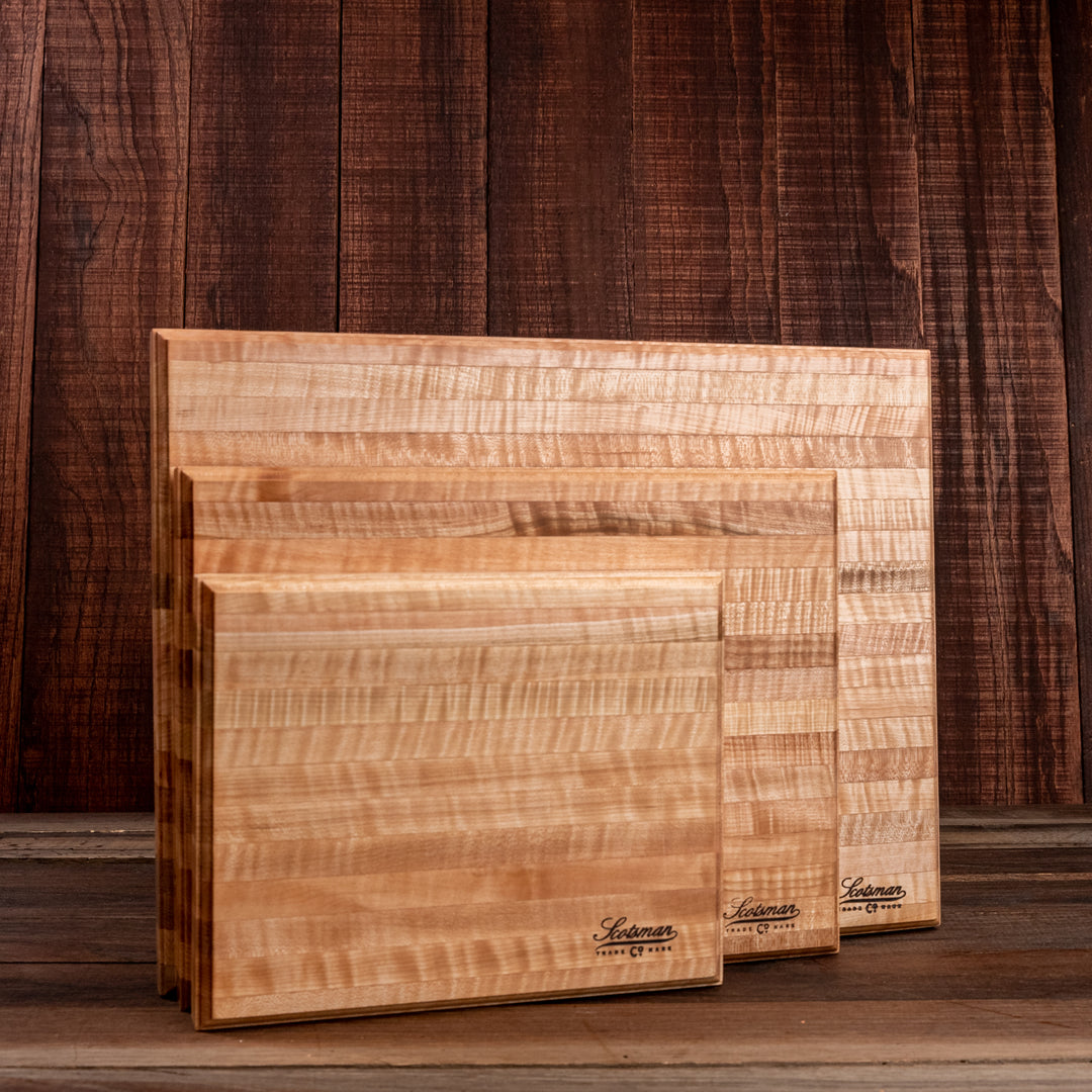 Curly Maple Classic Butcher Block