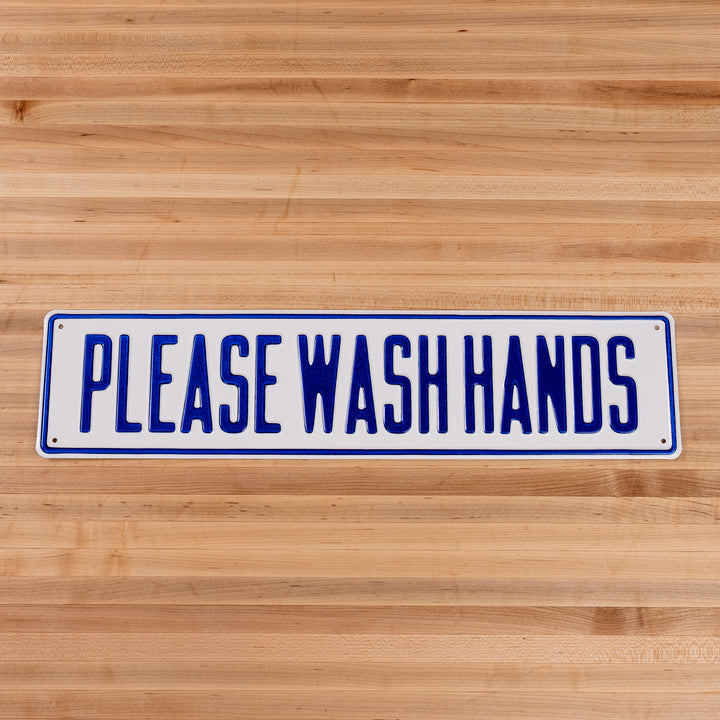 Please Wash Hands Sign