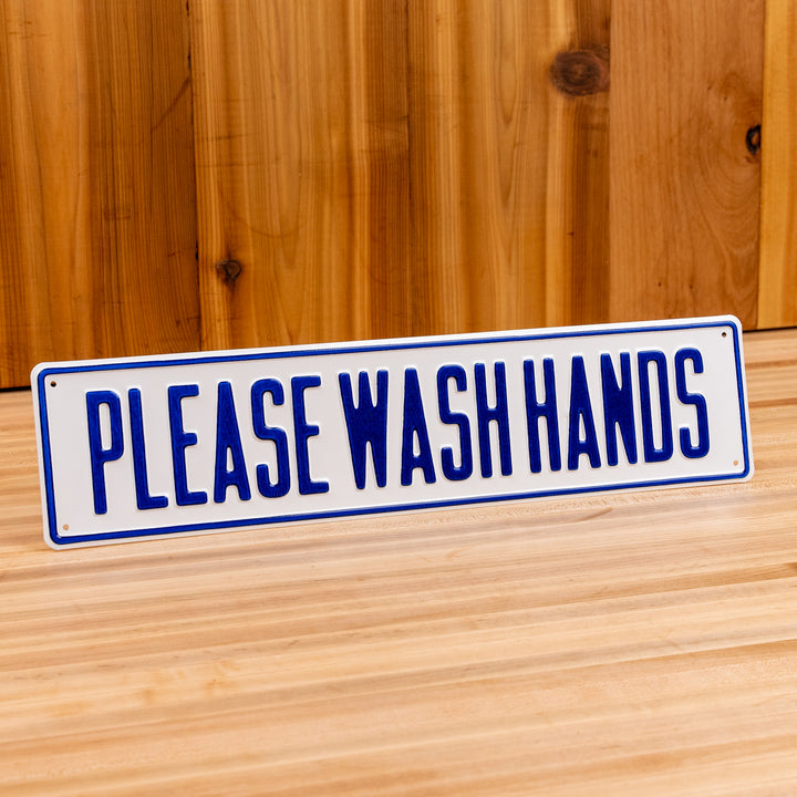 Please Wash Hands Sign