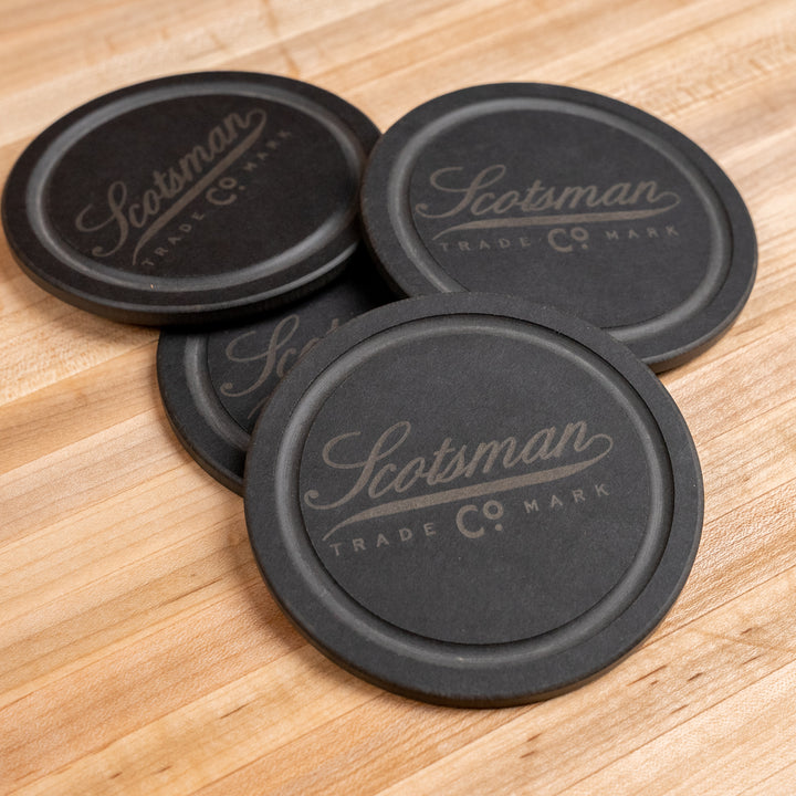 Stone Black Coaster Set