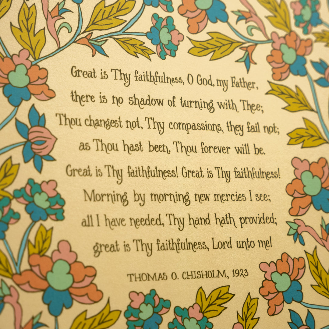 Great is Thy Faithfulness Print