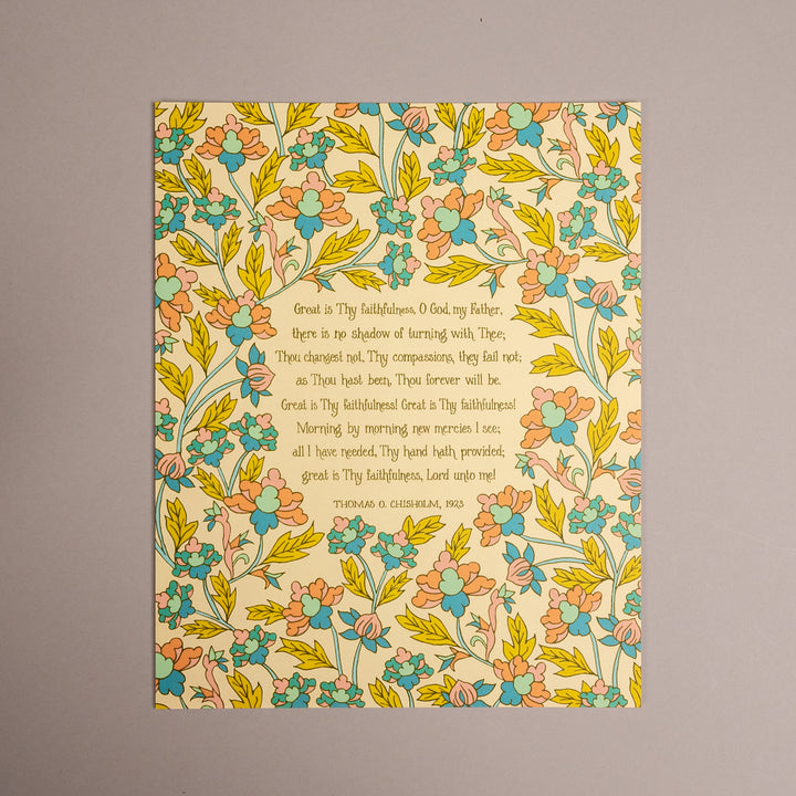 Great is Thy Faithfulness Print