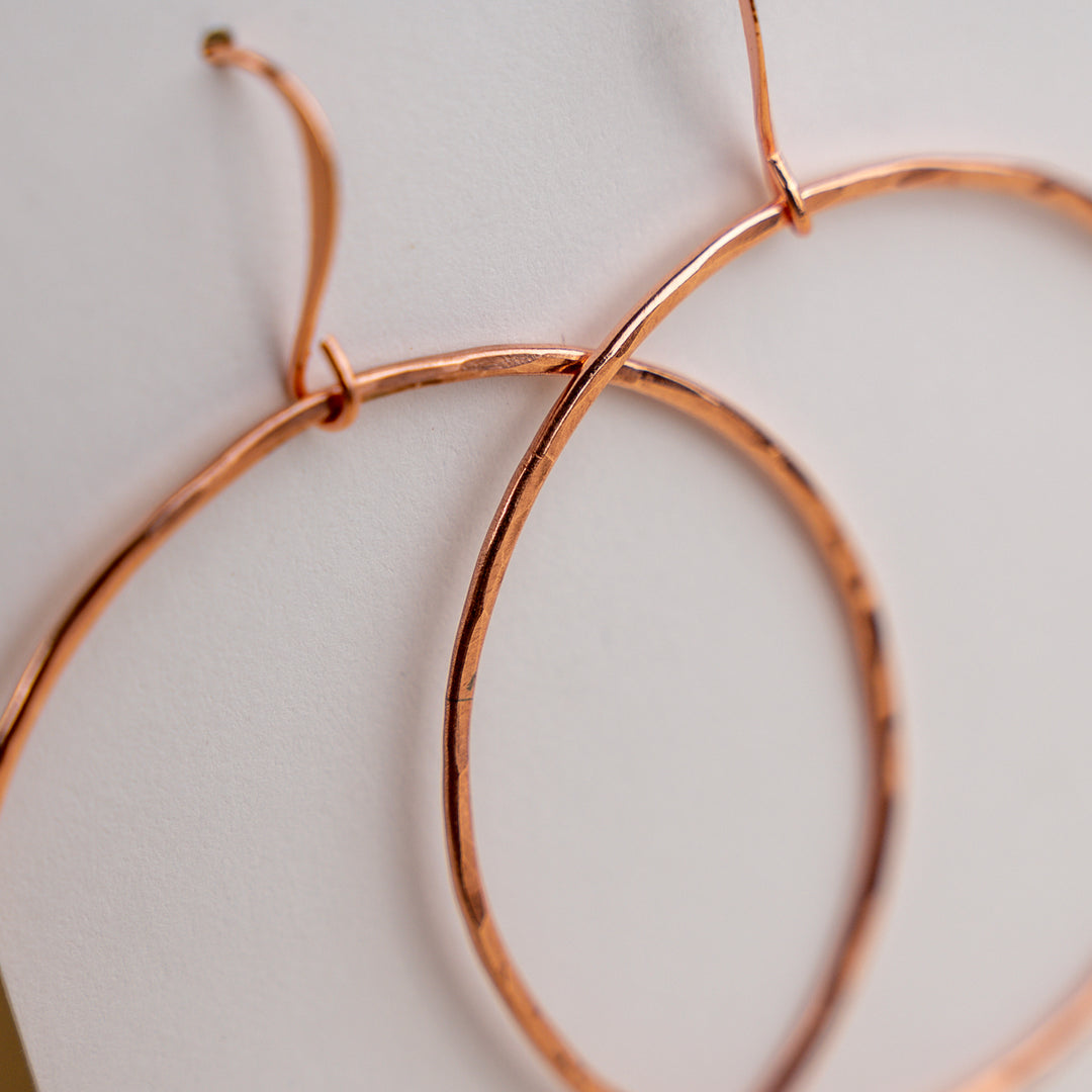 Novi Large Copper Hoops