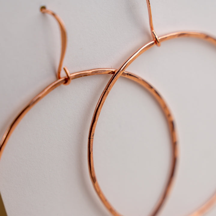 Novi Large Copper Hoops