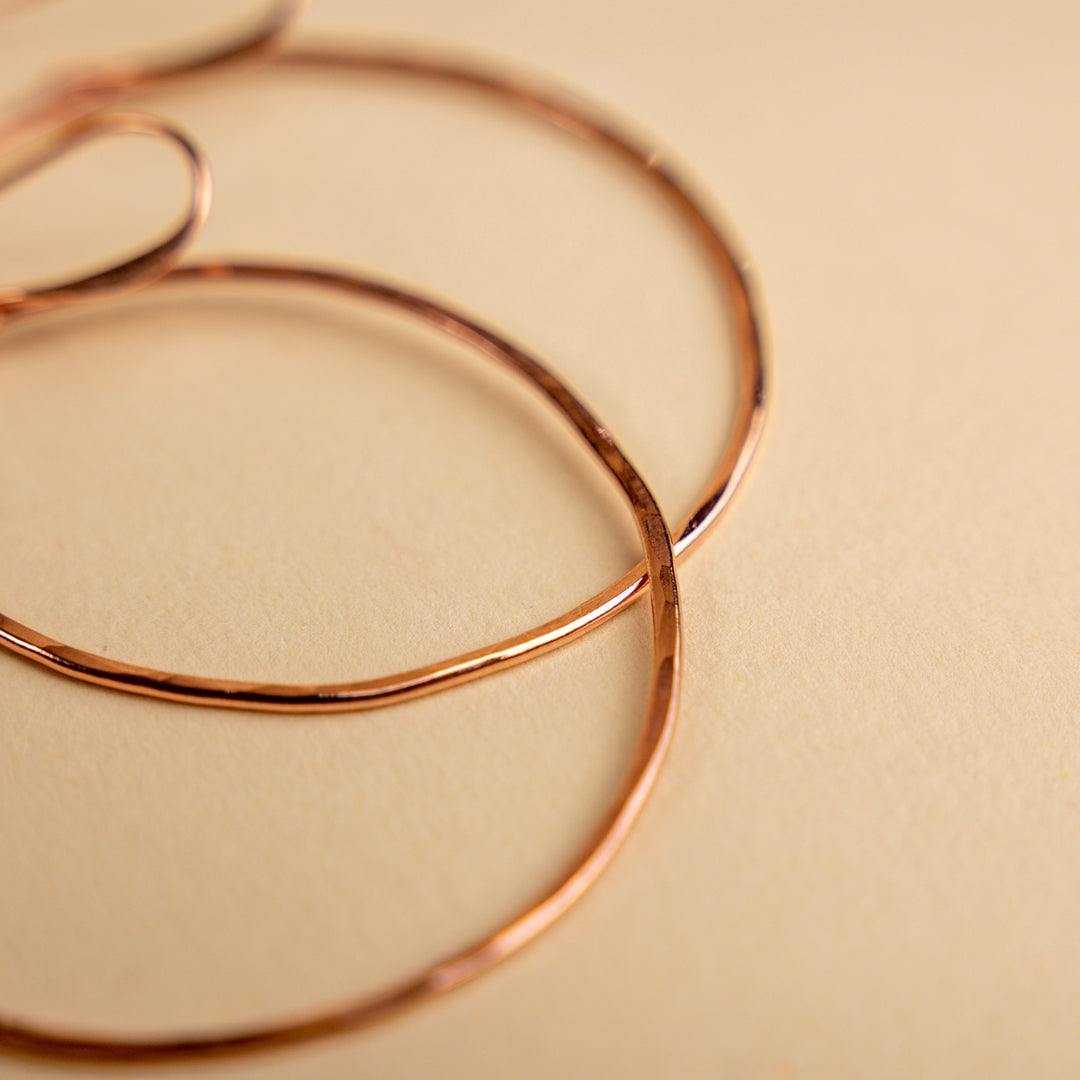 Novi Large Copper Hoops