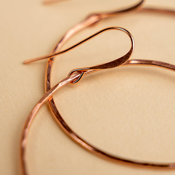 Novi Large Copper Hoops