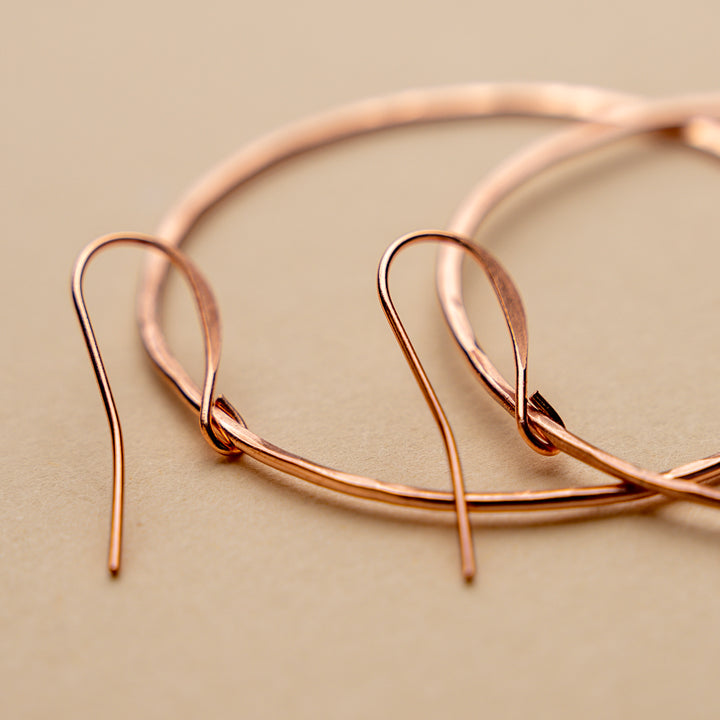 Novi Large Copper Hoops