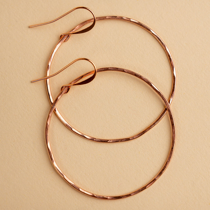 Novi Large Copper Hoops