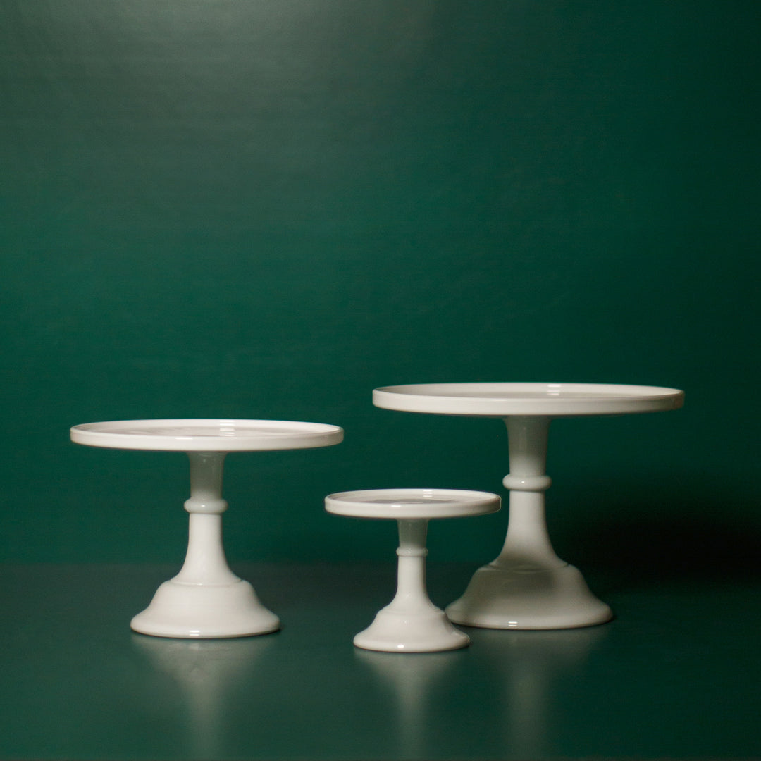 Milk Glass Cake Stand