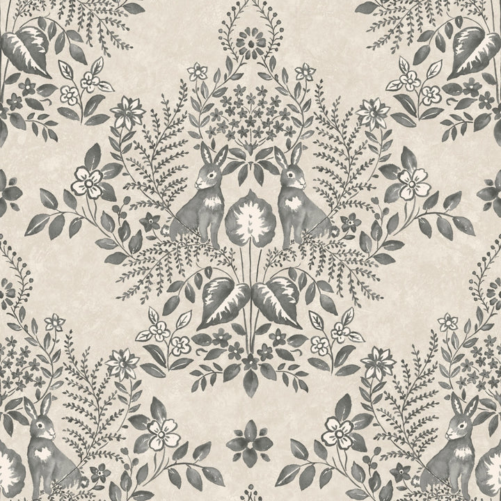 Cottontail Toile Premium Peel + Stick Wallpaper Roll