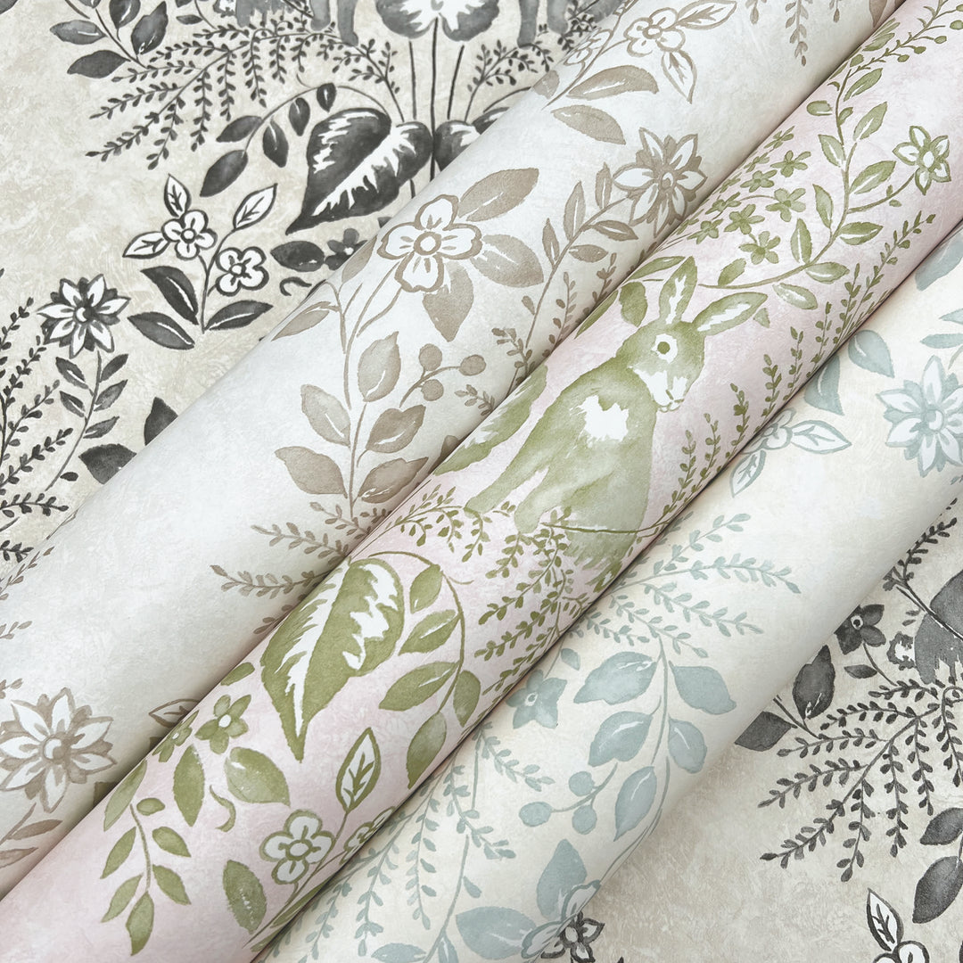 Cottontail Toile Premium Peel + Stick Wallpaper Roll