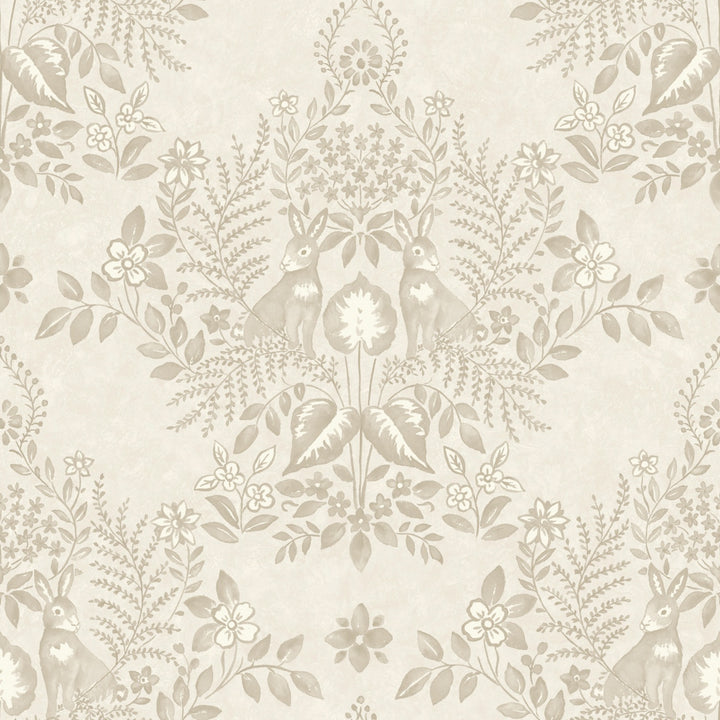 Cottontail Toile Premium Peel + Stick Wallpaper Roll