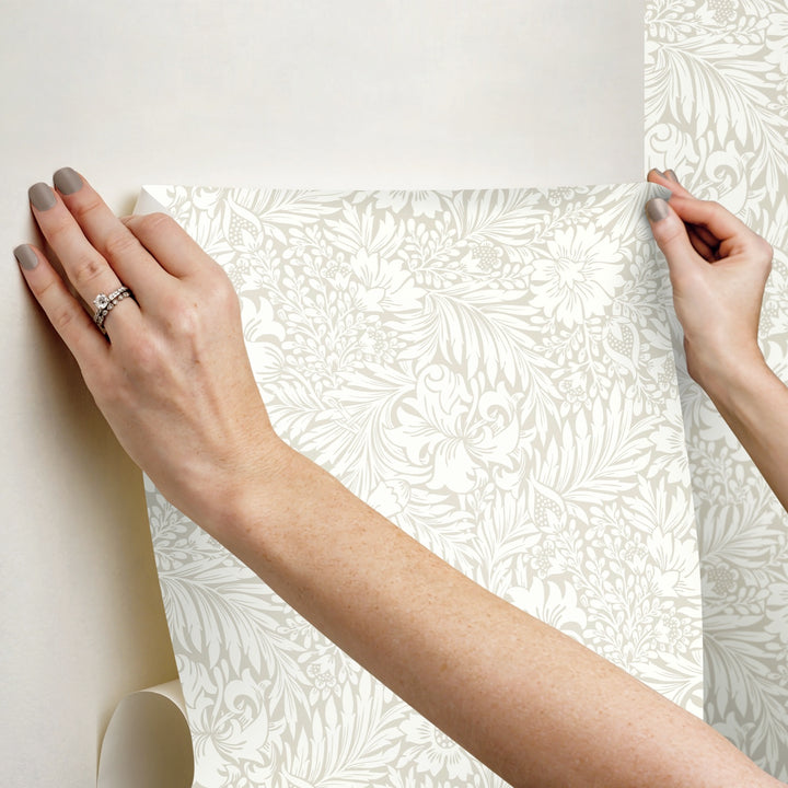 Modern Acanthus Premium Peel + Stick Wallpaper Roll