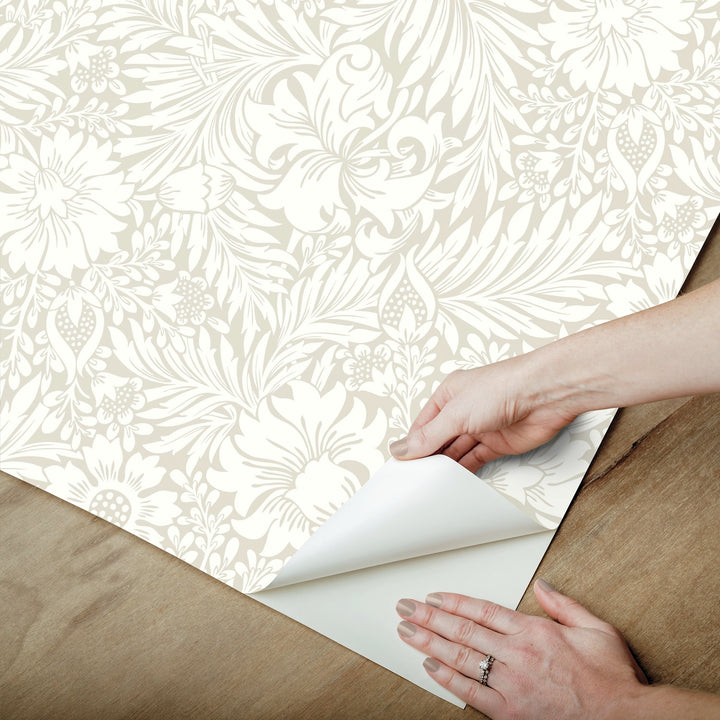 Modern Acanthus Premium Peel + Stick Wallpaper Roll