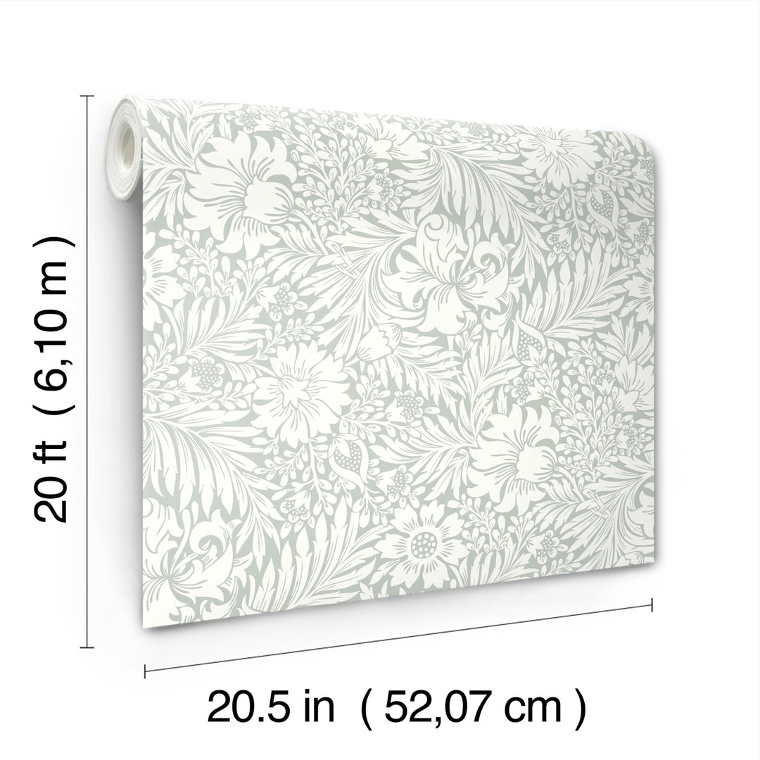 Modern Acanthus Premium Peel + Stick Wallpaper Roll