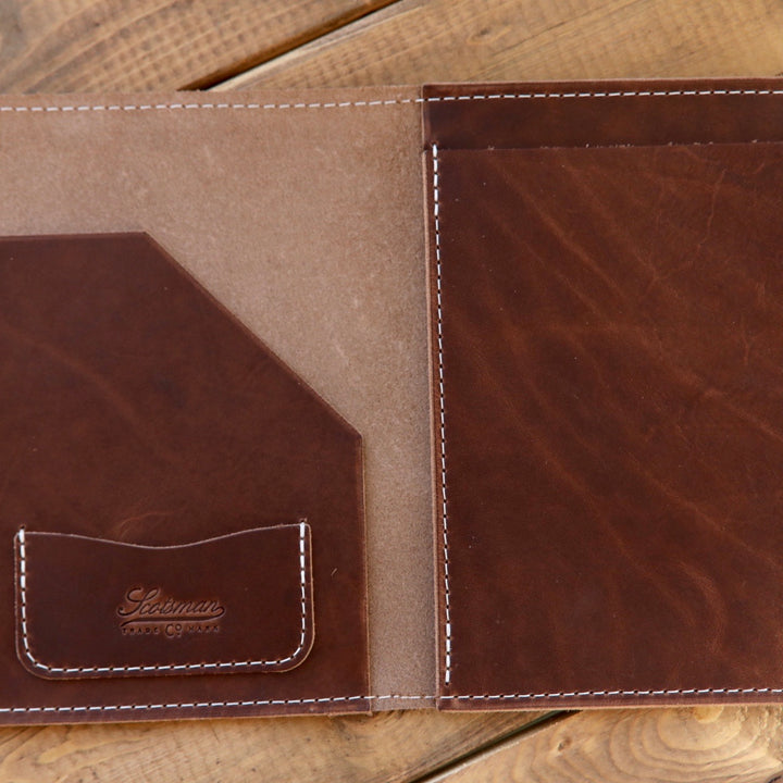 Scotsman Leather Notepad Portfolio