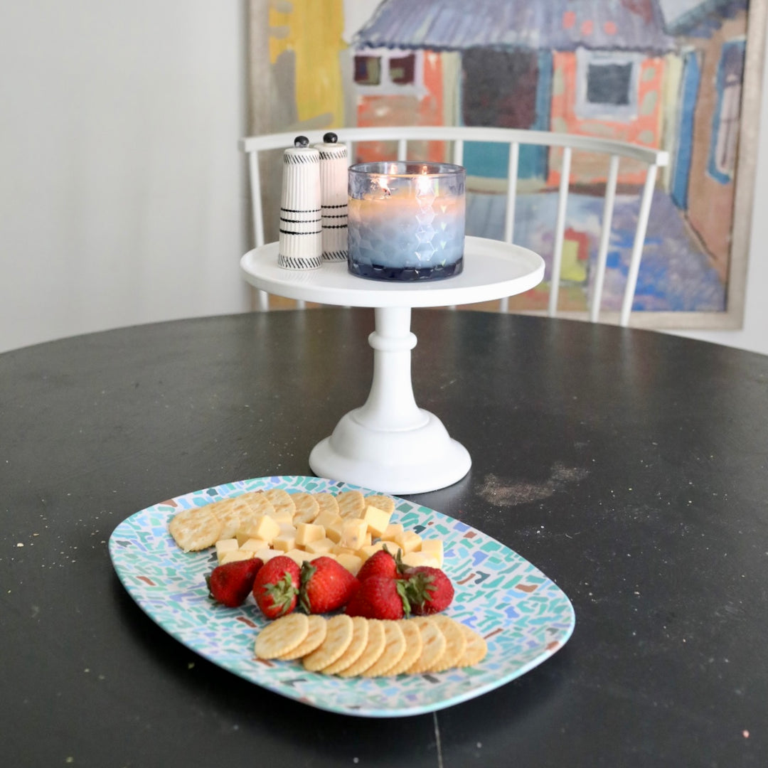 Milk Glass Cake Stand