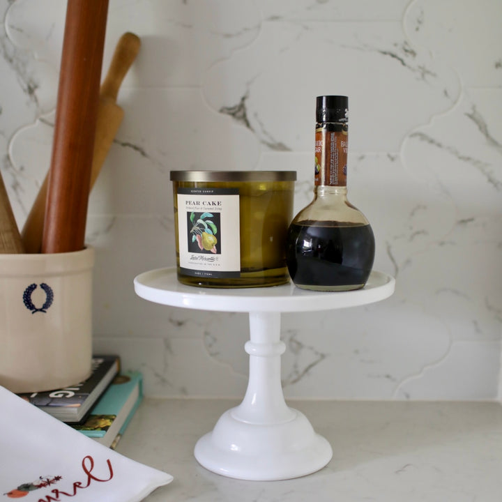 Milk Glass Cake Stand