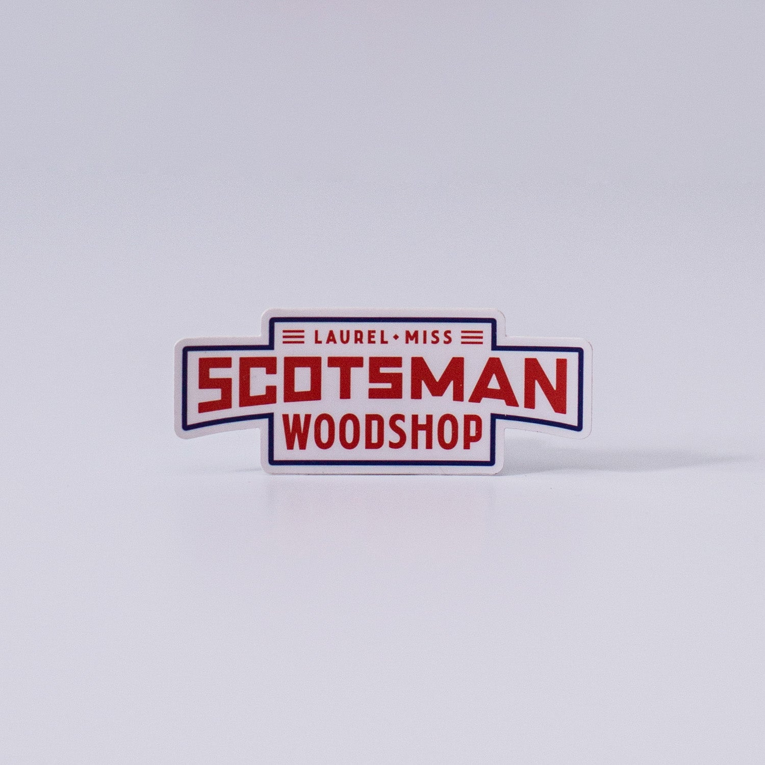 White Scotsman Woodshop Die Cut Decal – Laurel Mercantile