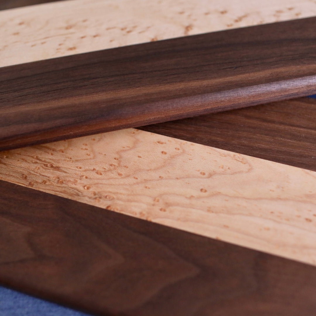 Walnut and Birdseye Maple Serving Board