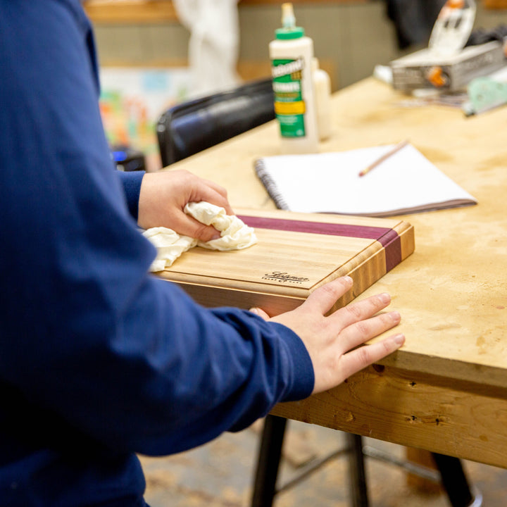 Purple Heart Classic Butcher Block